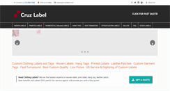 Desktop Screenshot of cruzlabel.com